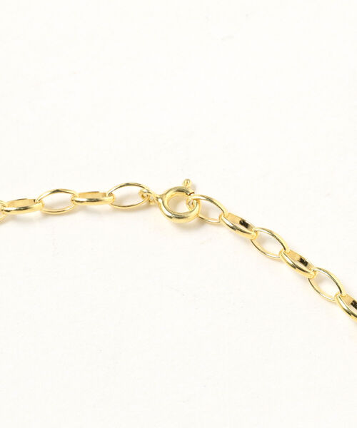 Ray BEAMS（レイビームス）の「BONVO / DIA ARC ネックレス（ネックレス・レディース・ゴールド・ONE SIZE）」の4枚目の写真