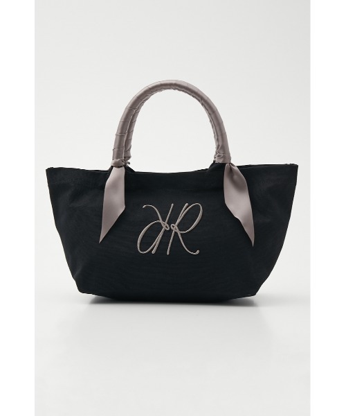 rienda（リエンダ）の「アニバーサリーサテンハンドルトートバッグ（トートバッグ・レディース・ホワイト/ブラック/カーキ/ライトパープル/スモークピンク・FREE）」の2枚目の写真