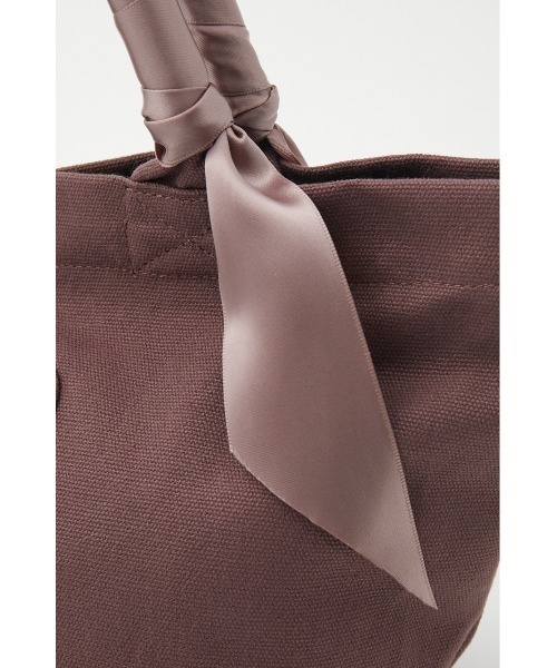 rienda（リエンダ）の「アニバーサリーサテンハンドルトートバッグ（トートバッグ・レディース・ホワイト/ブラック/カーキ/ライトパープル/スモークピンク・FREE）」の14枚目の写真