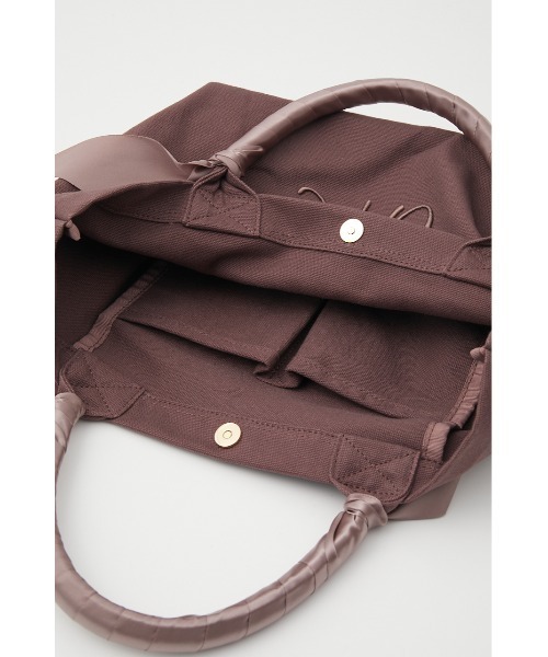 rienda（リエンダ）の「アニバーサリーサテンハンドルトートバッグ（トートバッグ・レディース・ホワイト/ブラック/カーキ/ライトパープル/スモークピンク・FREE）」の15枚目の写真