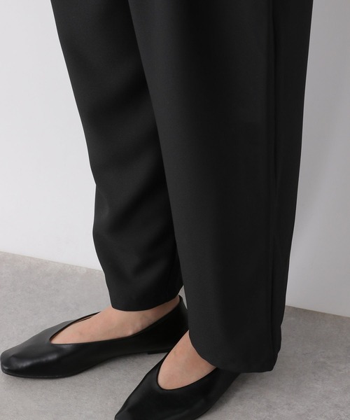 LEPSIM（レプシィム）の「ハイウエストタックデザインパンツ　256077（スラックス・レディース・ブラック/イエロー・MEDIUM/LARGE）」の10枚目の写真