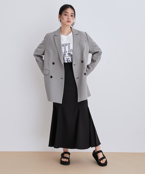 ADAM ET ROPE'（アダムエロペ）の「プラットフォームベルクロサンダル（サンダル・レディース・ブラック/ベージュ・23.0cm/23.5cm/24.0cm/24.5cm）」の3枚目の写真