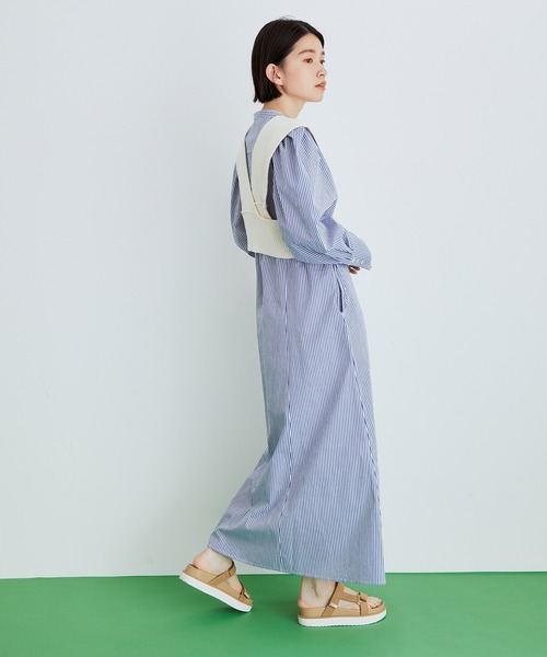 ADAM ET ROPE'（アダムエロペ）の「プラットフォームベルクロサンダル（サンダル・レディース・ブラック/ベージュ・23.0cm/23.5cm/24.0cm/24.5cm）」の5枚目の写真