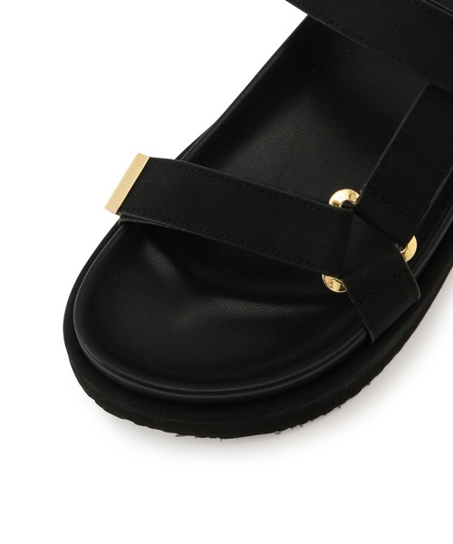 ADAM ET ROPE'（アダムエロペ）の「プラットフォームベルクロサンダル（サンダル・レディース・ブラック/ベージュ・23.0cm/23.5cm/24.0cm/24.5cm）」の13枚目の写真