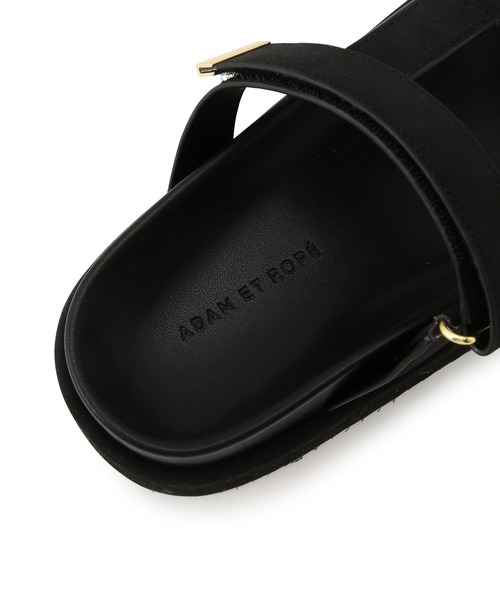 ADAM ET ROPE'（アダムエロペ）の「プラットフォームベルクロサンダル（サンダル・レディース・ブラック/ベージュ・23.0cm/23.5cm/24.0cm/24.5cm）」の14枚目の写真