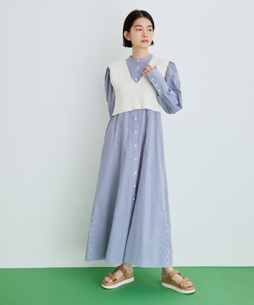 ADAM ET ROPE'（アダムエロペ）の「プラットフォームベルクロサンダル（サンダル・レディース・ブラック/ベージュ・23.0cm/23.5cm/24.0cm/24.5cm）」の17枚目の写真