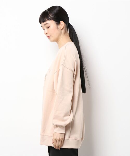 NOMAE（ノーマエ）の「エンブロイダリーロゴスウェット（スウェット・レディース・ライトグレー/ライトピンク/ホワイト/ブラック・FREE）」の7枚目の写真