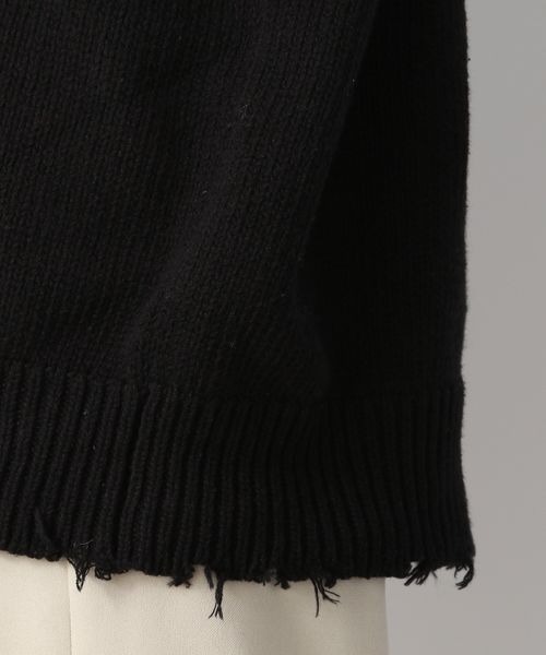 LOWRYS FARM(ローリーズファーム)の「クラッシュベスト 270836(ベスト・レディース・ブラック/オレンジ/アイボリー・FREE)」の5枚目の写真