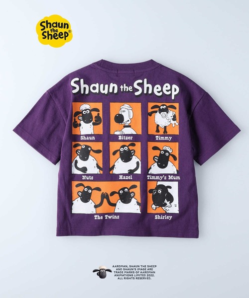 セール】ひつじのショーンTシャツ（キッズサイズ）親子リンクコーデ