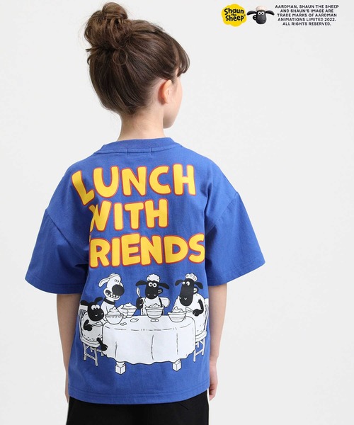 その他ブランド / Aardman/羊のショーン単体プリント/コピーライト1989年/Tシャツ/L/コットン/GRY セール】ひつじのショーンTシャツ（キッズサイズ）親子リンクコーデ