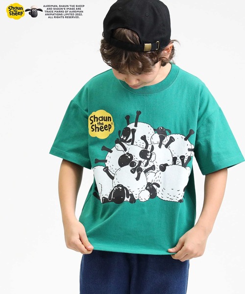セール】ひつじのショーンTシャツ（キッズサイズ）親子リンク