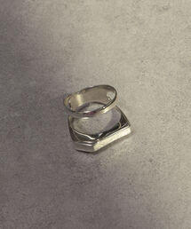 【AZ/アズ】 変形ダブルリング