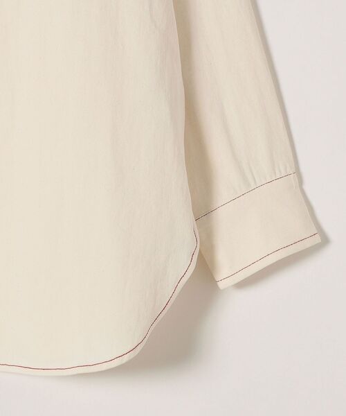 PAYDAY(ペイデイ)の「PAYDAY:〈ウォッシャブル〉カラー ステッチ シャツ(シャツ/ブラウス・レディース・レッド/イエロー・ONE SIZE)」の6枚目の写真