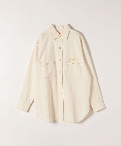 PAYDAY(ペイデイ)の「PAYDAY:〈ウォッシャブル〉カラー ステッチ シャツ(シャツ/ブラウス・レディース・レッド/イエロー・ONE SIZE)」の9枚目の写真