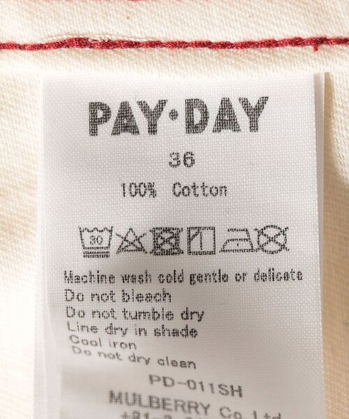 PAYDAY(ペイデイ)の「PAYDAY:〈ウォッシャブル〉カラー ステッチ シャツ(シャツ/ブラウス・レディース・レッド/イエロー・ONE SIZE)」の11枚目の写真
