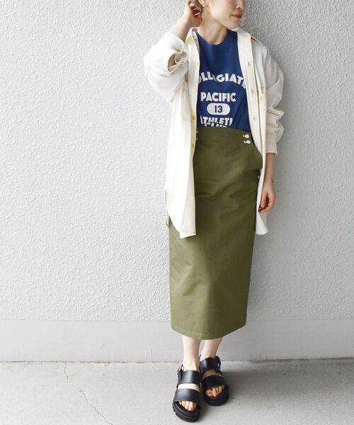 PAYDAY(ペイデイ)の「PAYDAY:〈ウォッシャブル〉カラー ステッチ シャツ(シャツ/ブラウス・レディース・レッド/イエロー・ONE SIZE)」の20枚目の写真