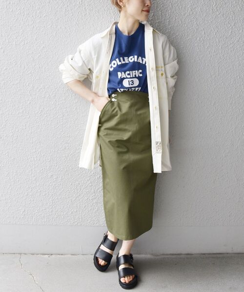 PAYDAY(ペイデイ)の「PAYDAY:〈ウォッシャブル〉カラー ステッチ シャツ(シャツ/ブラウス・レディース・レッド/イエロー・ONE SIZE)」の22枚目の写真