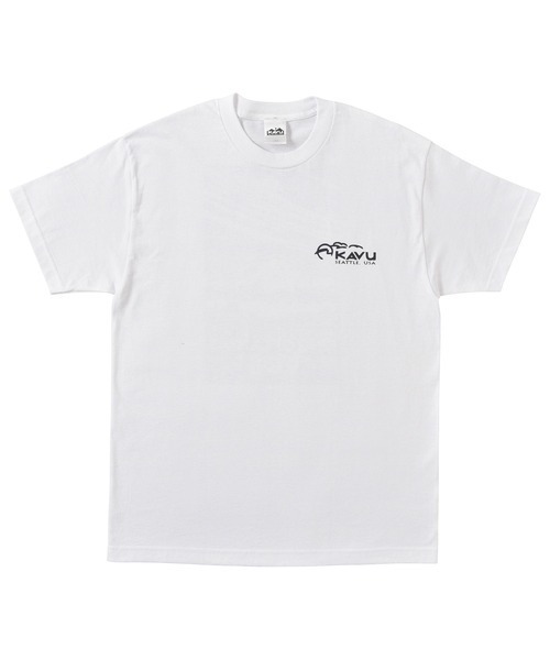 KAVU（カブー）の「KAVU/カブー ルーズシルエット バックプリント レイニアTシャツ 19821626（Tシャツ/カットソー・メンズ・ホワイト×ブルー/ホワイト系その他3/ホワイト×パープル・M/XL/L）」の11枚目の写真