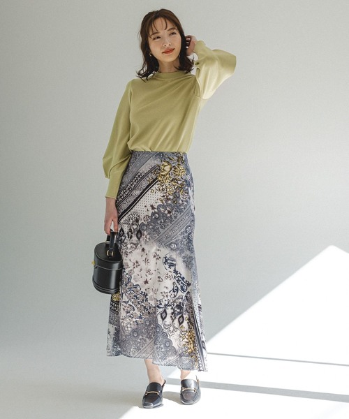 Andemiu（アンデミュウ）の「ステッチバニティバッグ274306（ショルダーバッグ・レディース・ブラック/ブラウン・FREE）」の5枚目の写真