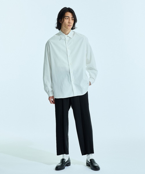 UNITED TOKYO（ユナイテッドトウキョウ）の「ブロードオーバーシャツ（シャツ/ブラウス・メンズ・ホワイト/ピンク/ミント・1/2）」の15枚目の写真