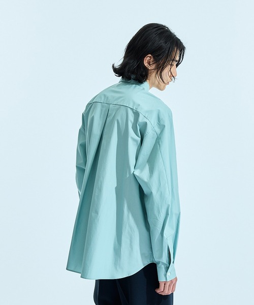 UNITED TOKYO（ユナイテッドトウキョウ）の「ブロードオーバーシャツ（シャツ/ブラウス・メンズ・ホワイト/ピンク/ミント・1/2）」の9枚目の写真