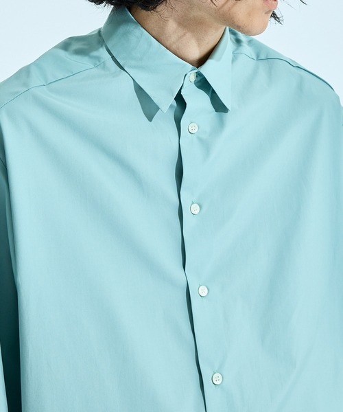 UNITED TOKYO（ユナイテッドトウキョウ）の「ブロードオーバーシャツ（シャツ/ブラウス・メンズ・ホワイト/ピンク/ミント・1/2）」の12枚目の写真