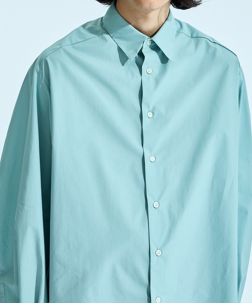 UNITED TOKYO（ユナイテッドトウキョウ）の「ブロードオーバーシャツ（シャツ/ブラウス・メンズ・ホワイト/ピンク/ミント・1/2）」の13枚目の写真