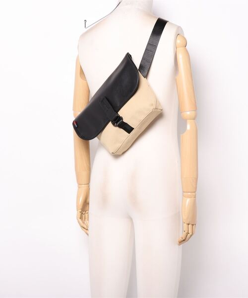 STYLEBLOCK（スタイルブロック）の「ユニセックスデザインメッセンジャーバッグ（ショルダーバッグ・レディース・ブラック/カーキ/ホワイト・FREE）」の7枚目の写真