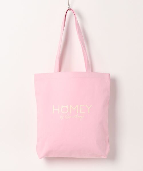 SAMANTHAVEGA（サマンサベガ）の「HOMEY　キャンバスバッグ(M)（ハンドバッグ・レディース・グレー/オフホワイト/ピンク・FREE）」の8枚目の写真