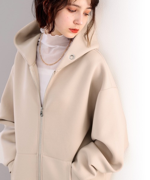 classicalelf(クラシカルエルフ)の「マシュマロダンボール ジップアップパーカー(パーカー・メンズ・ブラック/ベージュ/モカ・MEDIUM/LARGE/X-LARGE/SMALL)」の9枚目の写真
