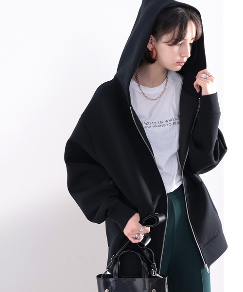 classicalelf(クラシカルエルフ)の「マシュマロダンボール ジップアップパーカー(パーカー・メンズ・ブラック/ベージュ/モカ・MEDIUM/LARGE/X-LARGE/SMALL)」の7枚目の写真