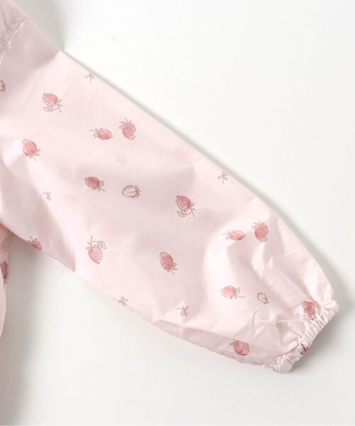 apres les cours（アプレレクール）の「GIRL'Sランドコート(いちご柄・花柄)（レインコート/ポンチョ・キッズ・ラベンダー/ピンク・100/120/130/110）」の14枚目の写真