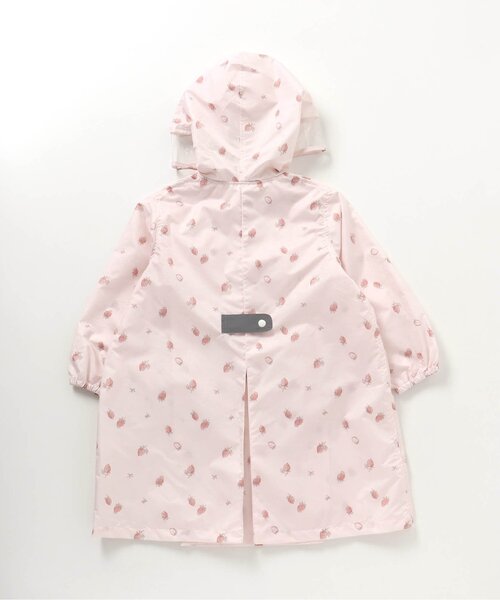 apres les cours（アプレレクール）の「GIRL'Sランドコート(いちご柄・花柄)（レインコート/ポンチョ・キッズ・ラベンダー/ピンク・100/120/130/110）」の7枚目の写真