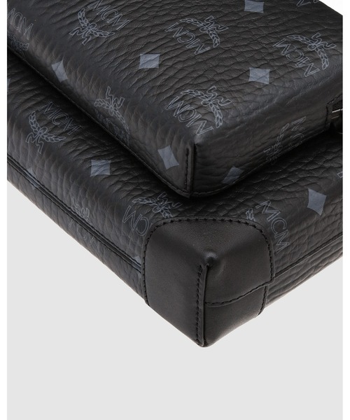 MCM（エムシーエム）の「〈ソフト ベルリン〉クロスボディバッグ - ヴィセトス（ボディバッグ/ウエストポーチ・メンズ・ブラウン/ブラック・SMALL）」の4枚目の写真