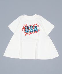 【コットンUSA】プリント半袖ワンピース(80~150cm)