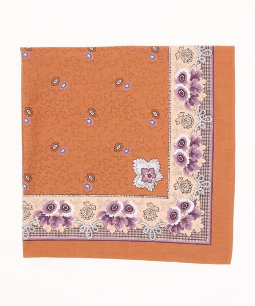 collex（コレックス）の「Vintage scarf（バンダナ/スカーフ・レディース・レッド系その他/ブラウン/イエロー/グリーン系その他/オレンジ系その他2/グリーン系その他2/オレンジ系その他・フリー）」の2枚目の写真