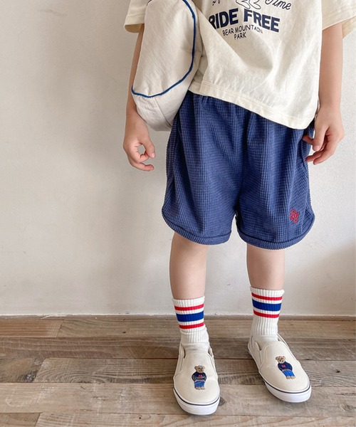 Aimoha Kids 韓国子供服 ワンポイント刺繍ハーフパンツ その他パンツ Aimoha アイモハ のファッション通販 Zozotown Aimoha Kids 韓国子供服 ワンポイント刺繍ハーフパンツ その他パンツ Aimoha アイモハ のファッション通販 Zozotown