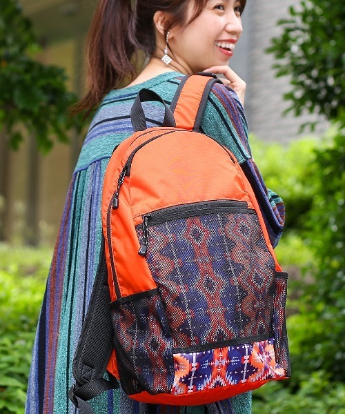 チチカカ(チチカカ)の「7ポケットキカリュック(バックパック/リュック・レディース・ブラック/ベージュ/オレンジ・FREE)」の19枚目の写真