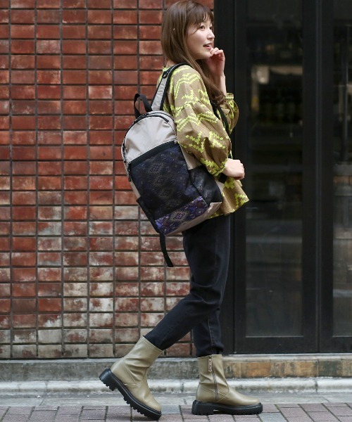 チチカカ(チチカカ)の「7ポケットキカリュック(バックパック/リュック・レディース・ブラック/ベージュ/オレンジ・FREE)」の11枚目の写真