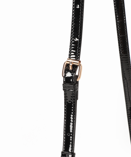 Charles Chaton(シャルルシャトン)の「candy ポシェット(ショルダーバッグ・レディース・ブラック/ホワイト/サックスブルー/ピンク/イエロー・FREE)」の13枚目の写真