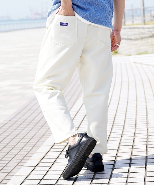 jiggys shop（ジギーズショップ）の「ワイドシルエット 布帛 シェフパンツ（その他パンツ・メンズ・ブラック/ブラック系その他/ブルー系その他2/ブラック系その他2/オフホワイト/ベージュ/ブルー系その他・X-LARGE/LARGE/MEDIUM）」の2枚目の写真