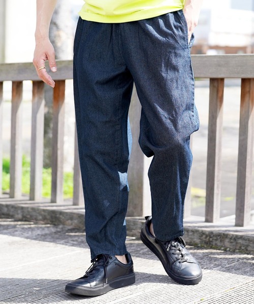 jiggys shop（ジギーズショップ）の「ワイドシルエット 布帛 シェフパンツ（その他パンツ・メンズ・ブラック/ブラック系その他/ブルー系その他2/ブラック系その他2/オフホワイト/ベージュ/ブルー系その他・X-LARGE/LARGE/MEDIUM）」の7枚目の写真