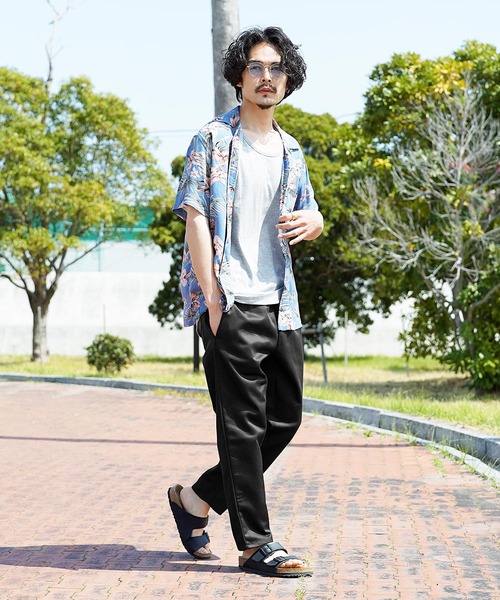 jiggys shop（ジギーズショップ）の「ワイドシルエット 布帛 シェフパンツ（その他パンツ・メンズ・ブラック/ブラック系その他/ブルー系その他2/ブラック系その他2/オフホワイト/ベージュ/ブルー系その他・X-LARGE/LARGE/MEDIUM）」の11枚目の写真