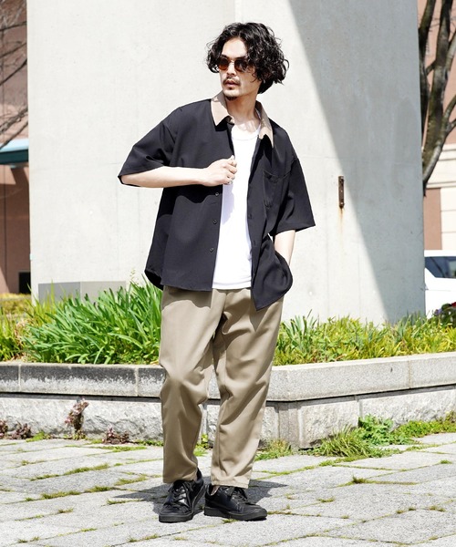 jiggys shop（ジギーズショップ）の「ワイドシルエット 布帛 シェフパンツ（その他パンツ・メンズ・ブラック/ブラック系その他/ブルー系その他2/ブラック系その他2/オフホワイト/ベージュ/ブルー系その他・X-LARGE/LARGE/MEDIUM）」の17枚目の写真