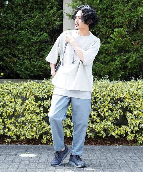 jiggys shop（ジギーズショップ）の「ワイドシルエット 布帛 シェフパンツ（その他パンツ・メンズ・ブラック/ブラック系その他/ブルー系その他2/ブラック系その他2/オフホワイト/ベージュ/ブルー系その他・X-LARGE/LARGE/MEDIUM）」の19枚目の写真