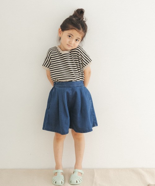 FORK&SPOON（フォークアンドスプーン）の「『親子リンク』FORK&SPOON　ボーダーワイドTシャツ(KIDS)（Tシャツ/カットソー・キッズ・ホワイト系その他/ブラック系その他・120/105/135）」の20枚目の写真