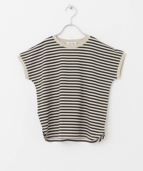 FORK&SPOON（フォークアンドスプーン）の「『親子リンク』FORK&SPOON　ボーダーワイドTシャツ(KIDS)（Tシャツ/カットソー・キッズ・ホワイト系その他/ブラック系その他・120/105/135）」の15枚目の写真