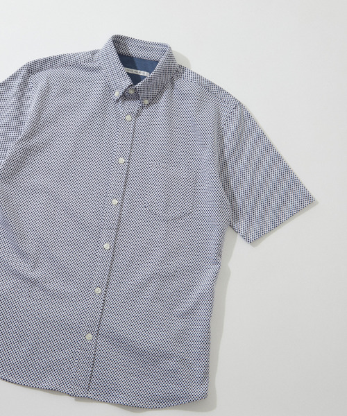 MEN'S MELROSE（メンズメルローズ）の「ブロックサッカーBDポロ（ポロシャツ・メンズ・ホワイト/ネイビー・3/2/5/4）」の11枚目の写真