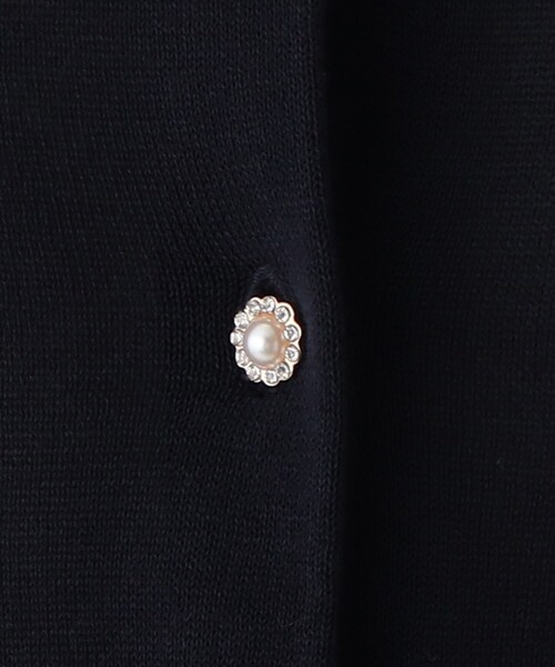 index(インデックス)の「◆コットンアセテート丸首多ボタンカーディガン【WEB限定アイテム】(カーディガン/ボレロ・レディース・ライトグレー/ブラック/パープル/ネイビー/グリーン/ホワイト系・40/38/42/36)」の14枚目の写真