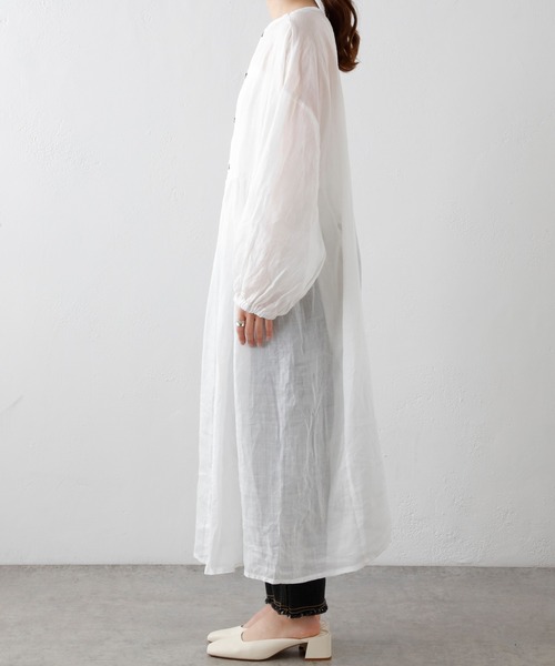 PUAL CE CIN(ピュアルセシン)の「【Du noir】ラミーリネン 2WAYワンピース(ワンピース・レディース・ホワイト/ブラック/グレー・FREE)」の18枚目の写真